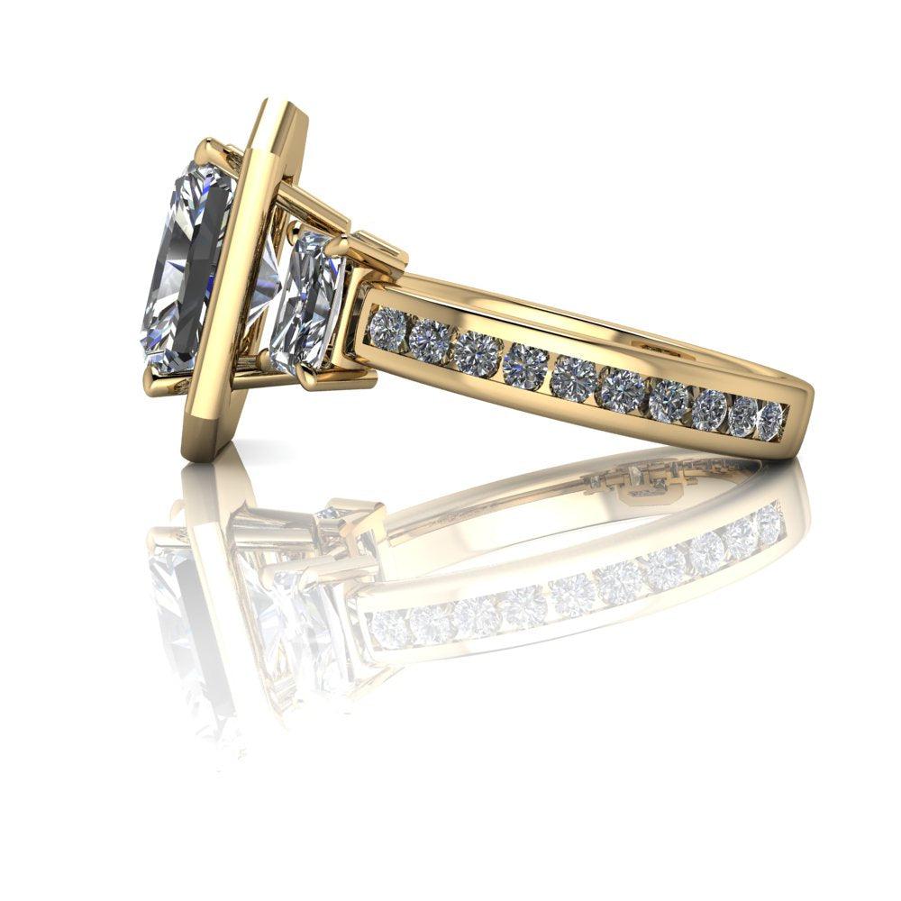 10kt yellow gold Engagement Ring Bel Viaggio Designs, LLC