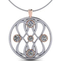 14 kt White/Rose Gold necklace Bel Viaggio Designs, LLC