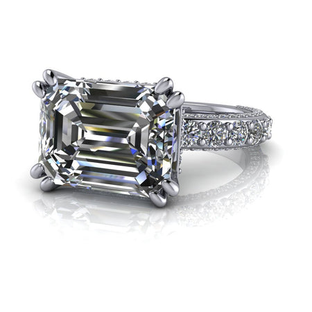 10kt white gold Engagement Ring Bel Viaggio Designs, LLC