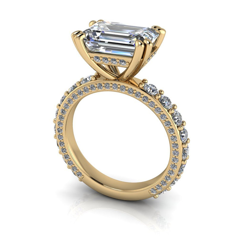 10kt yellow gold Engagement Ring Bel Viaggio Designs, LLC