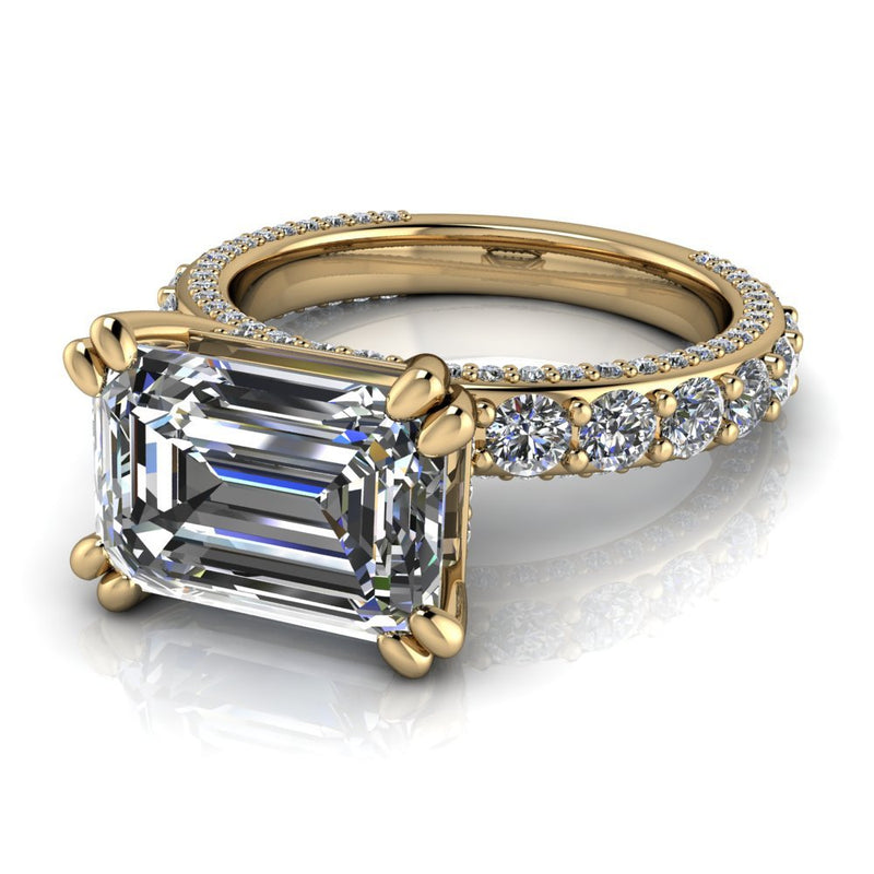 10kt yellow gold Engagement Ring Bel Viaggio Designs, LLC