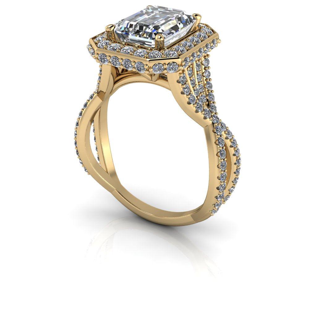 10kt yellow gold Engagement Ring Bel Viaggio Designs, LLC