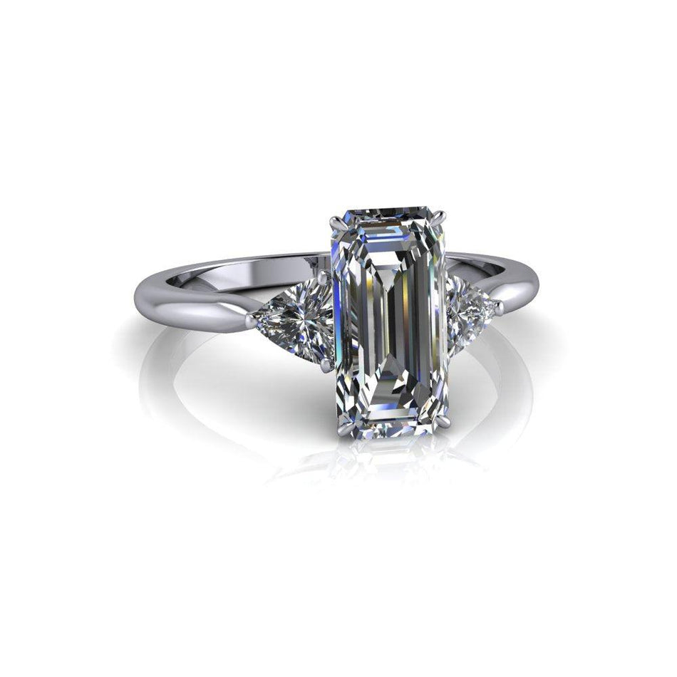 10kt white gold Engagement Ring Bel Viaggio Designs, LLC
