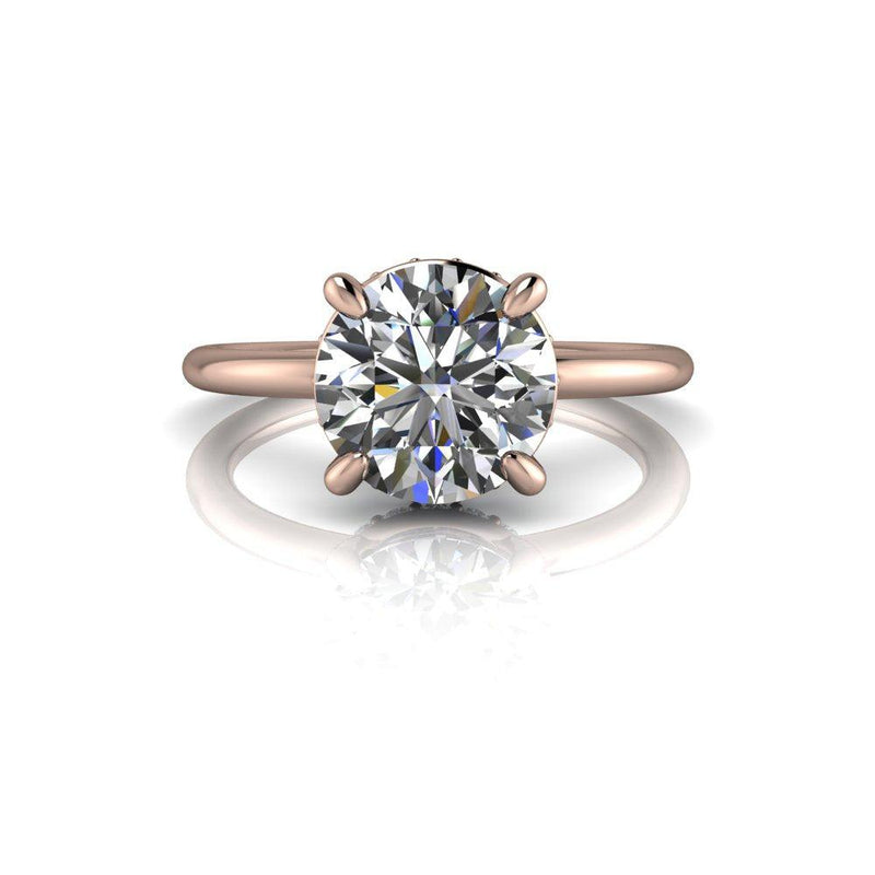 10kt white gold Engagement Ring Bel Viaggio Designs, LLC