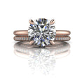 10kt rose gold Engagement Ring Bel Viaggio Designs, LLC