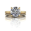 10kt yellow gold Engagement Ring Bel Viaggio Designs, LLC