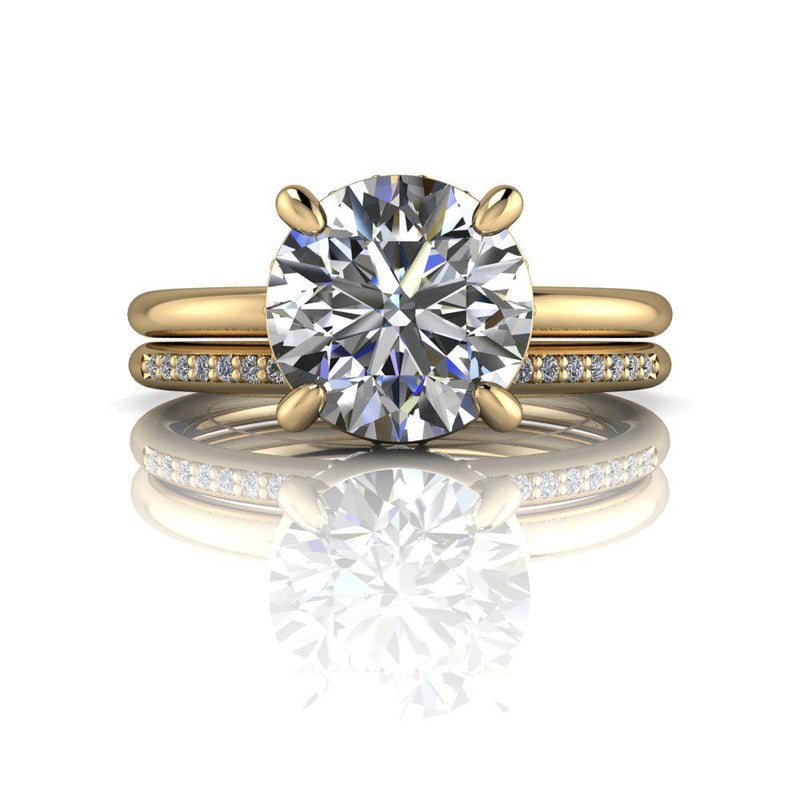 10kt yellow gold Engagement Ring Bel Viaggio Designs, LLC