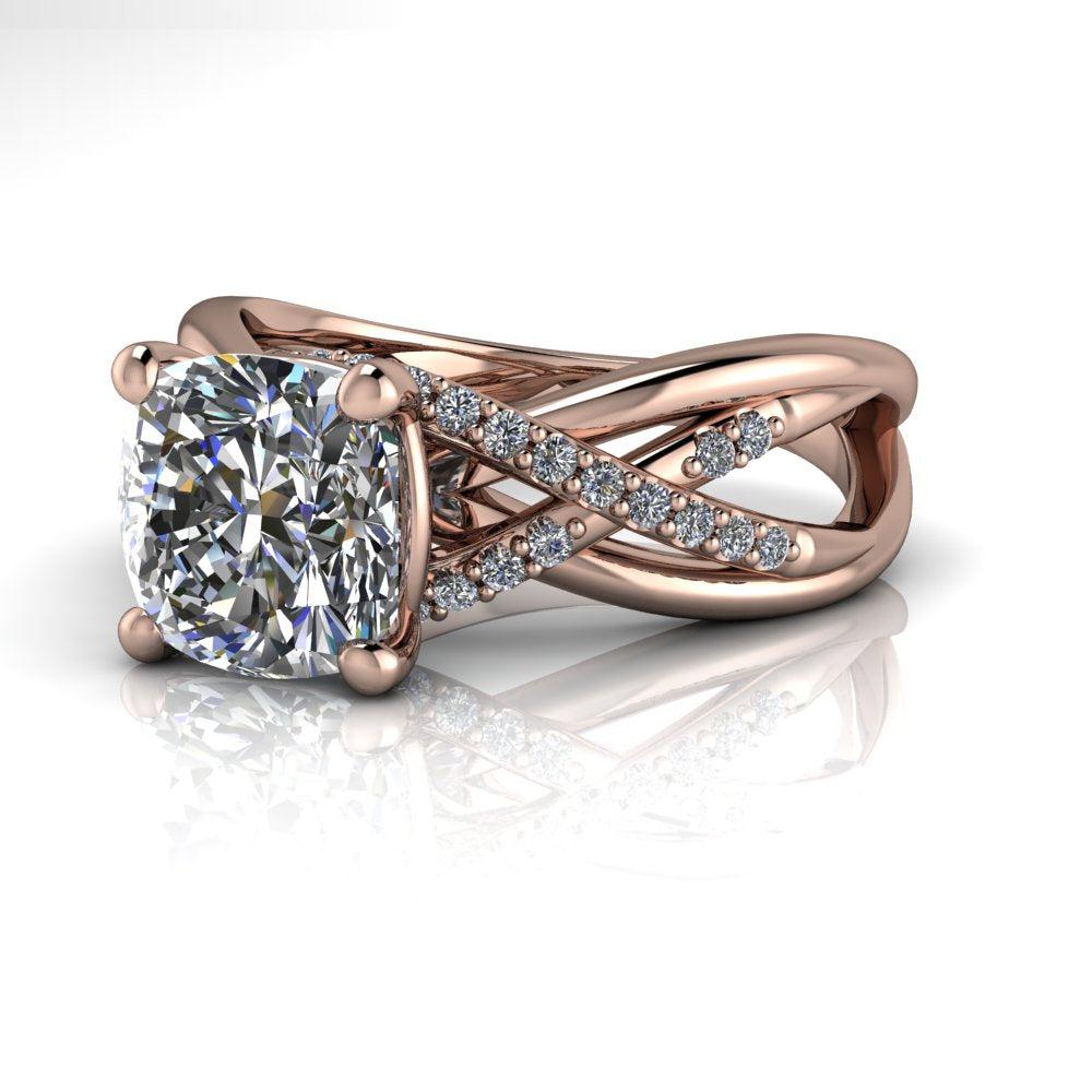 10kt rose gold Engagement Ring Bel Viaggio Designs, LLC