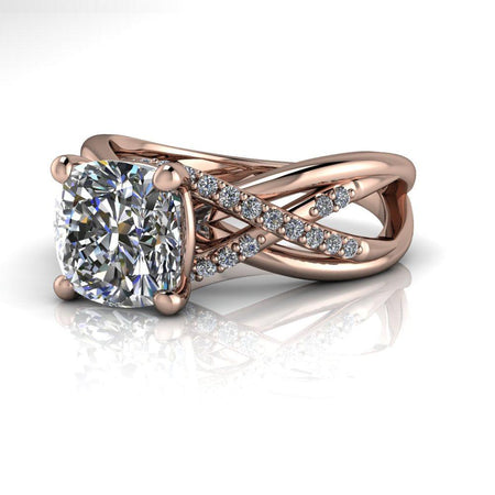 10kt rose gold Engagement Ring Bel Viaggio Designs, LLC