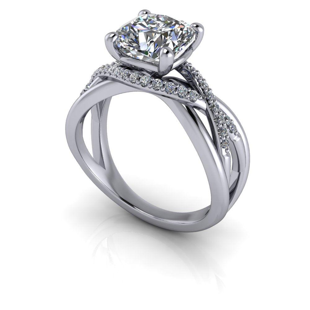 10kt yellow gold Engagement Ring Bel Viaggio Designs, LLC