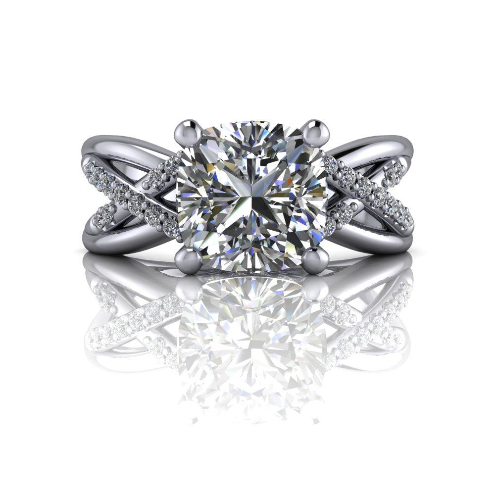 925 Silver Engagement Ring Bel Viaggio Designs, LLC