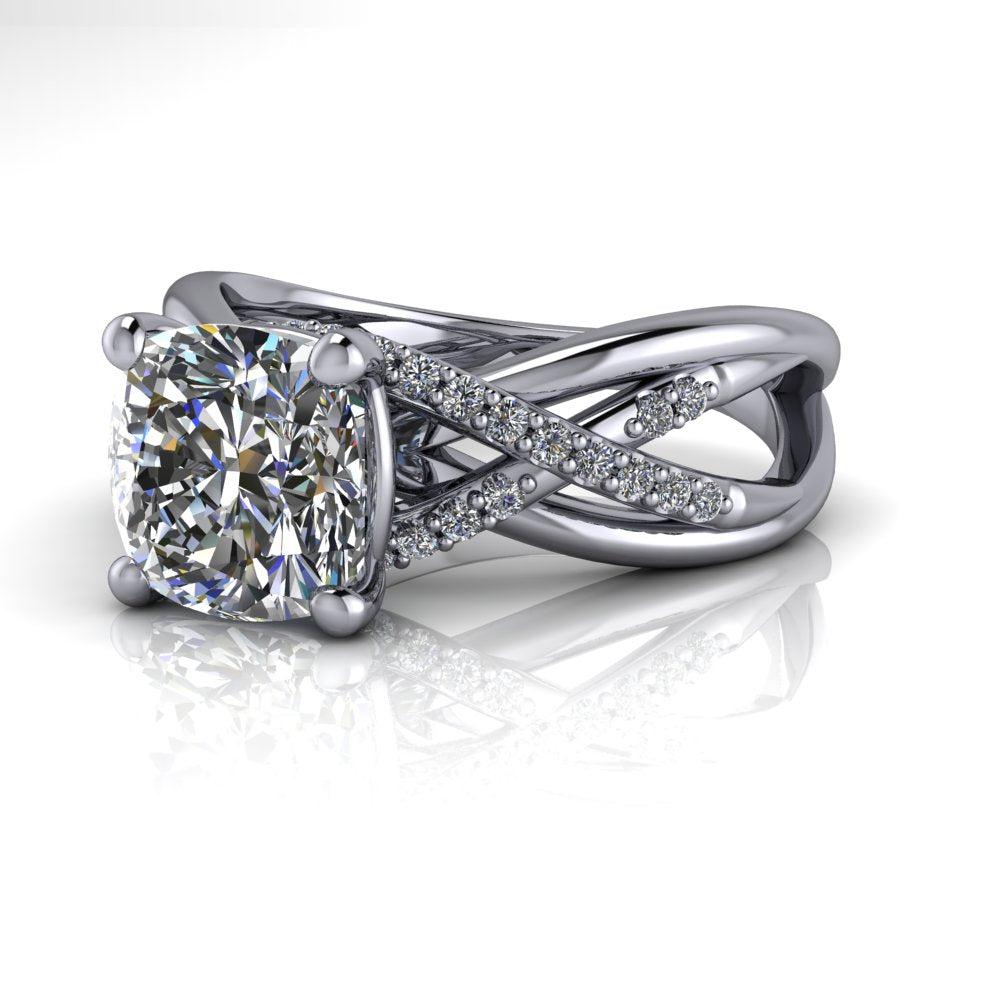 925 Silver Engagement Ring Bel Viaggio Designs, LLC