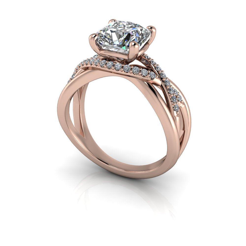 10kt rose gold Engagement Ring Bel Viaggio Designs, LLC