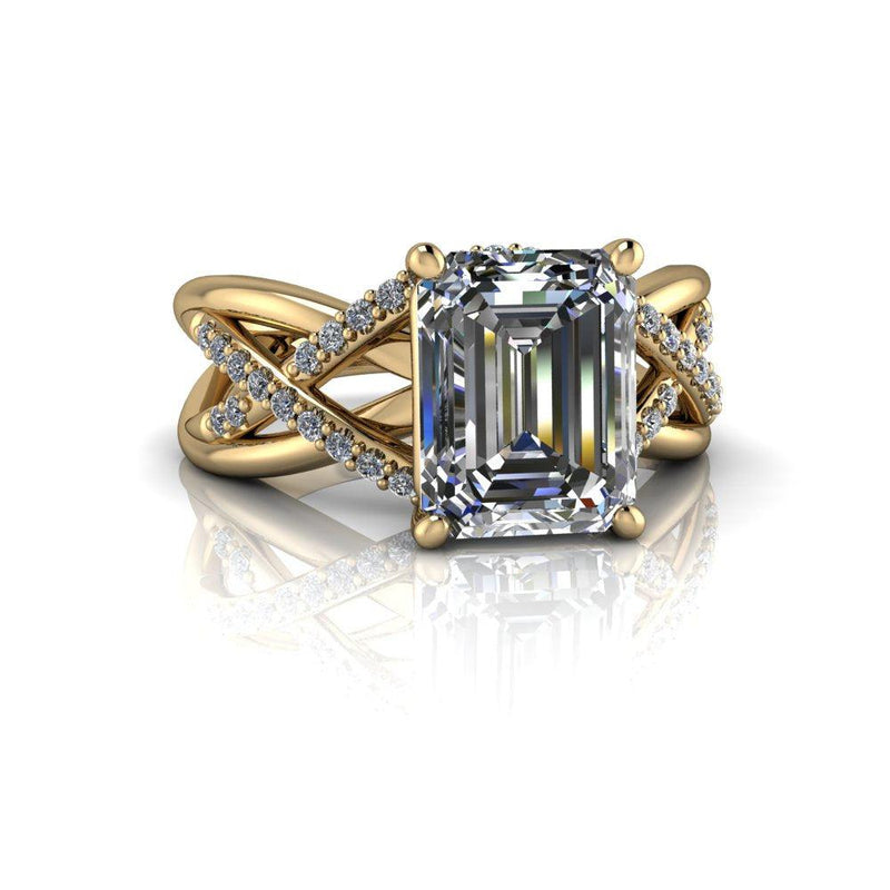 10kt yellow gold Engagement Ring Bel Viaggio Designs, LLC