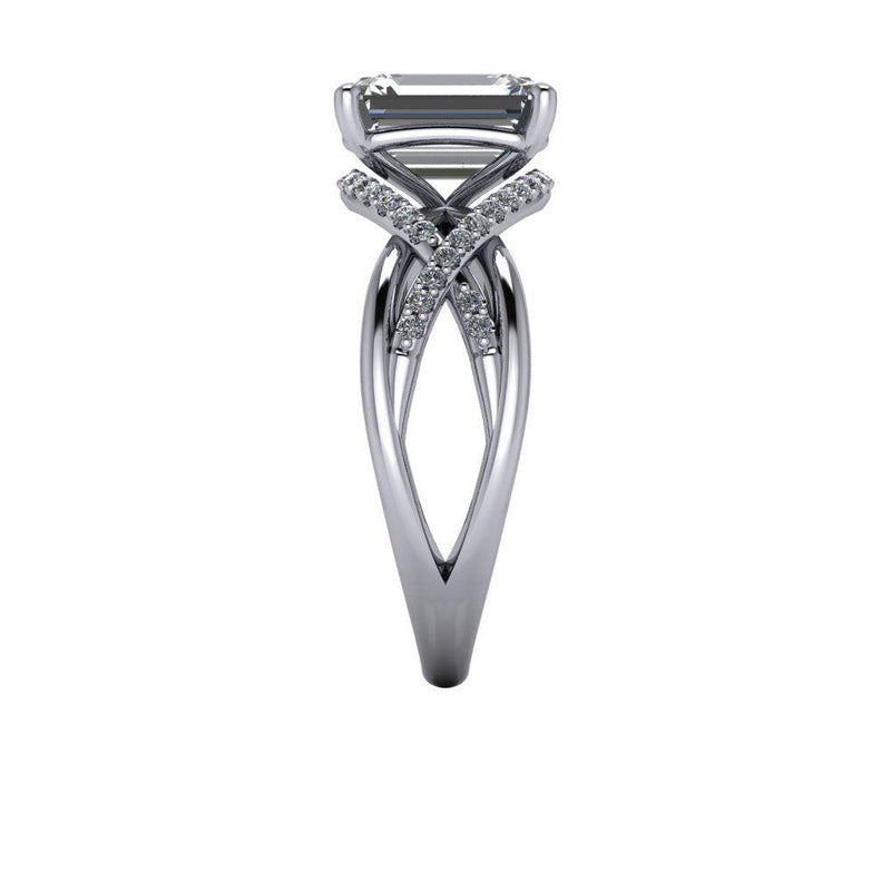 925 Silver Engagement Ring Bel Viaggio Designs, LLC