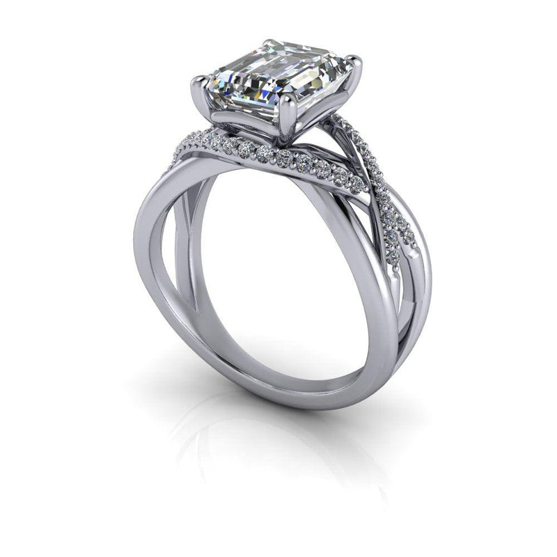 925 Silver Engagement Ring Bel Viaggio Designs, LLC