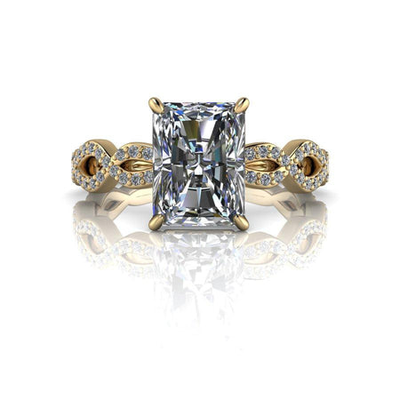 10kt yellow gold Engagement Ring Bel Viaggio Designs, LLC