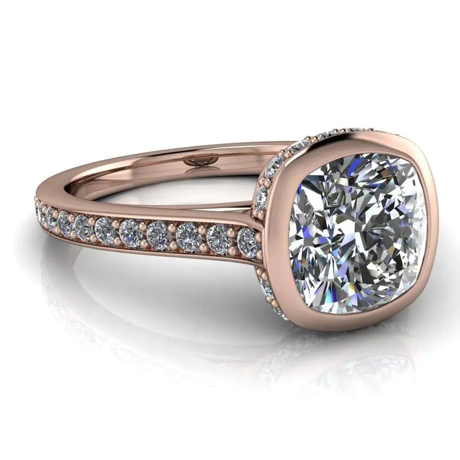 10kt rose gold Engagement Ring Bel Viaggio Designs, LLC