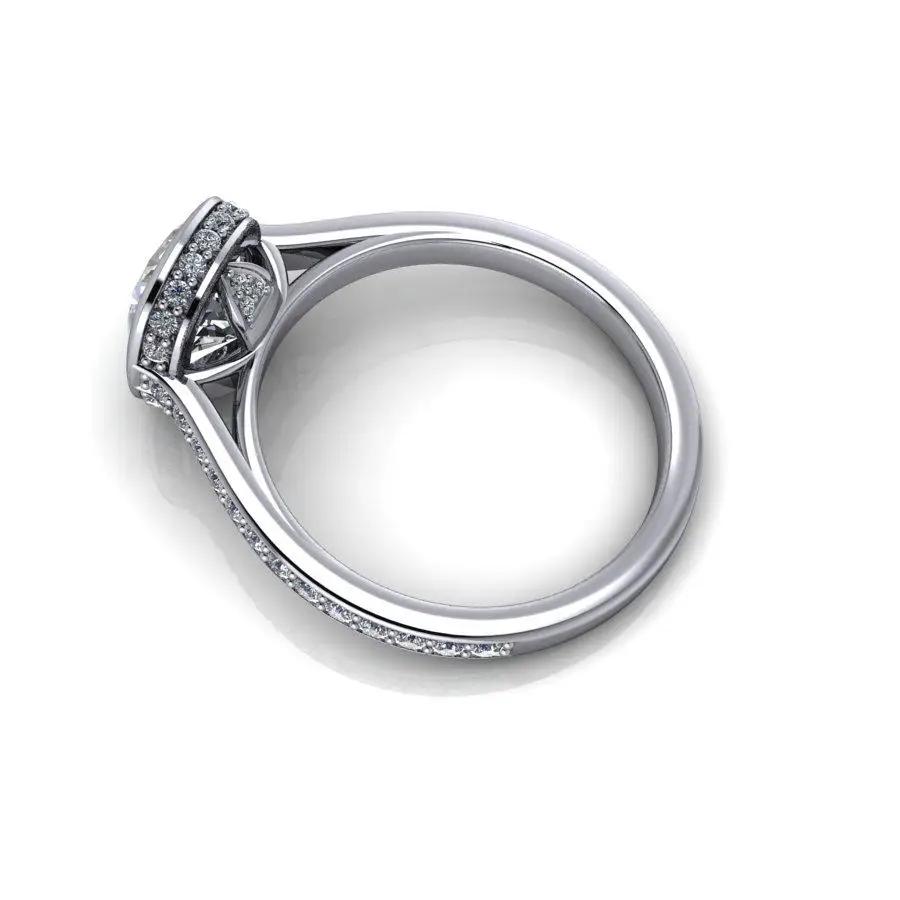 925 Silver Engagement Ring Bel Viaggio Designs, LLC