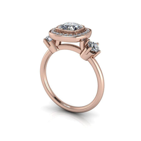 925 Silver Engagement Ring Bel Viaggio Designs, LLC