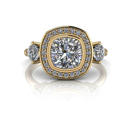 14 kt yellow gold Engagement Ring Bel Viaggio Designs, LLC