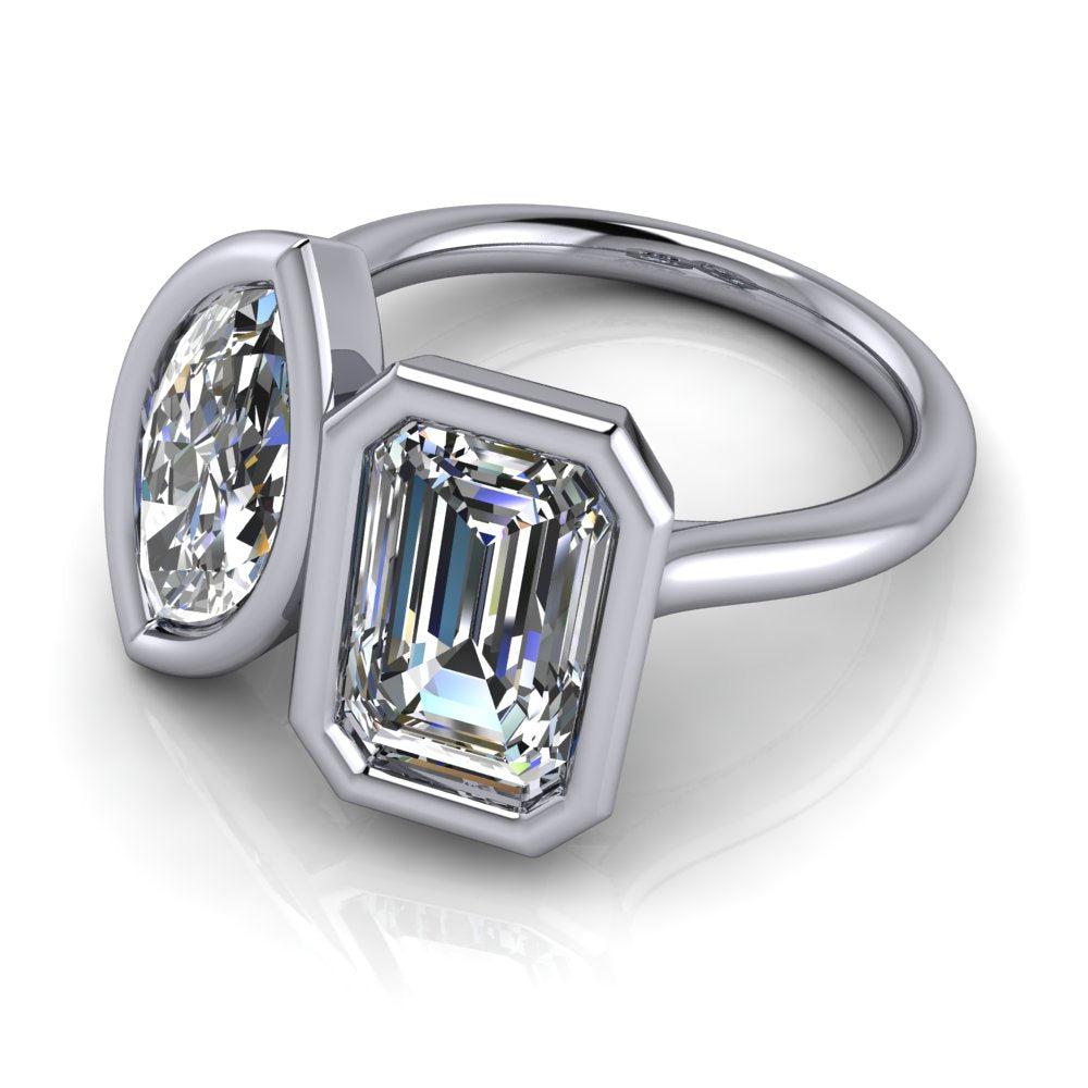 925 Silver Engagement Ring Bel Viaggio Designs, LLC