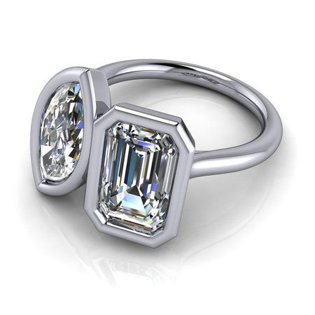 925 Silver Engagement Ring Bel Viaggio Designs, LLC