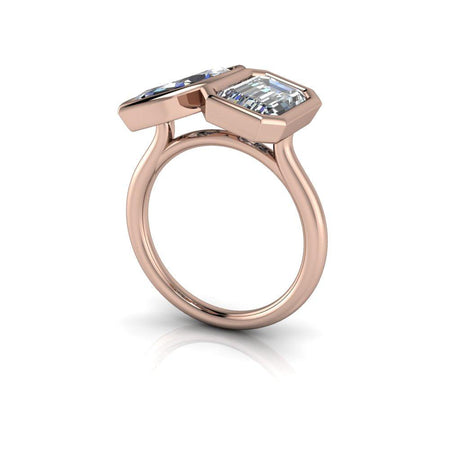 10kt rose gold Engagement Ring Bel Viaggio Designs, LLC