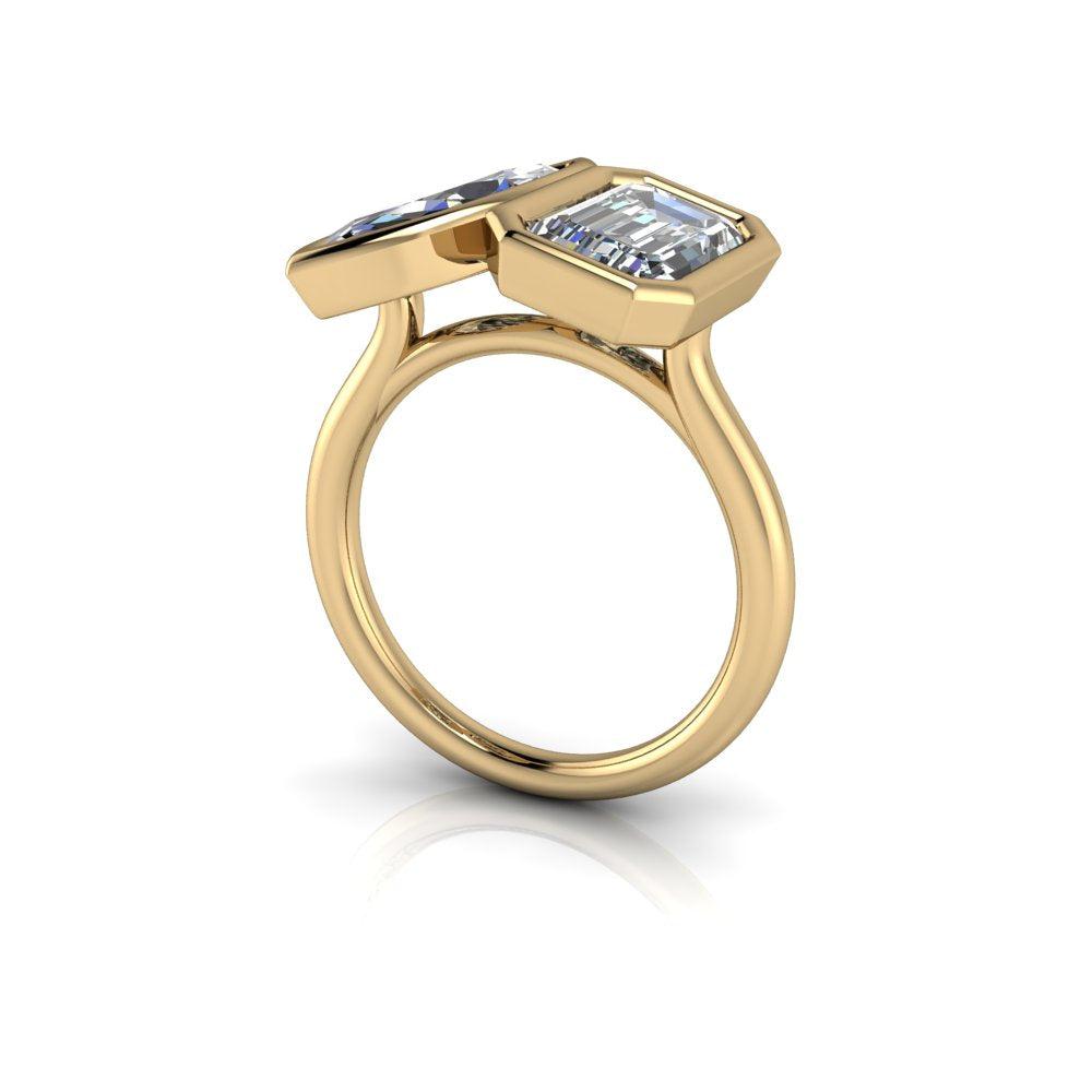 10kt yellow gold Engagement Ring Bel Viaggio Designs, LLC