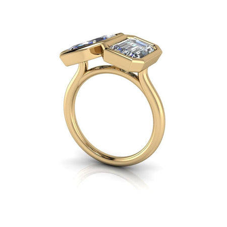 10kt yellow gold Engagement Ring Bel Viaggio Designs, LLC