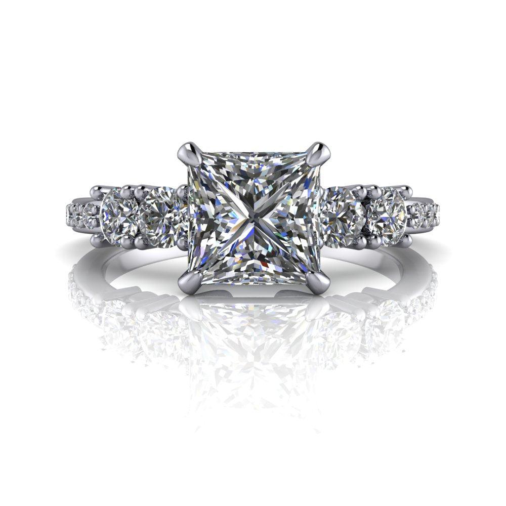 925 Silver Engagement Ring Bel Viaggio Designs, LLC