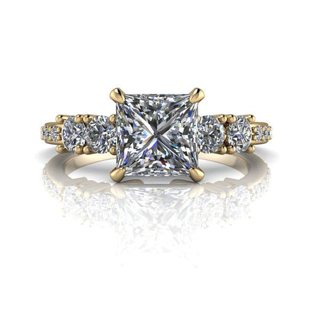 10kt yellow gold Engagement Ring Bel Viaggio Designs, LLC