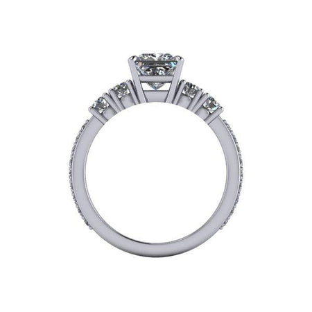 platinum Engagement Ring Bel Viaggio Designs, LLC