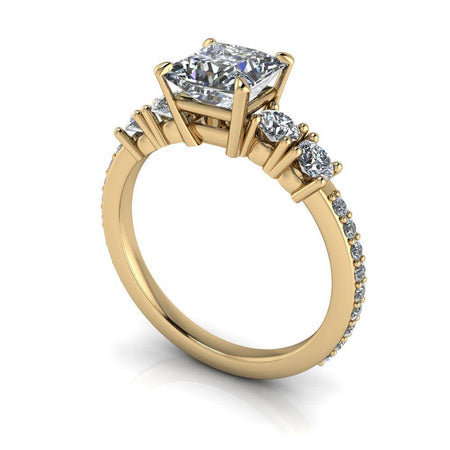 10kt yellow gold Engagement Ring Bel Viaggio Designs, LLC