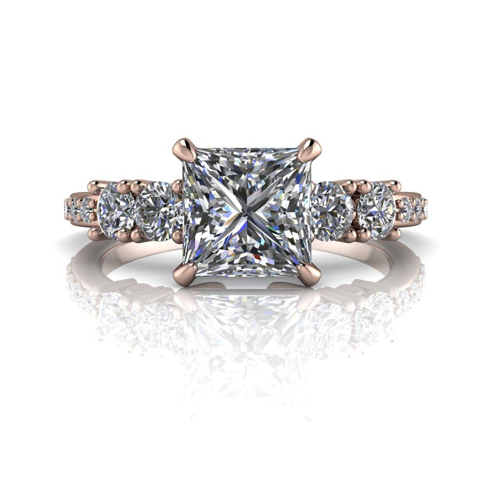 10kt white gold Engagement Ring Bel Viaggio Designs, LLC