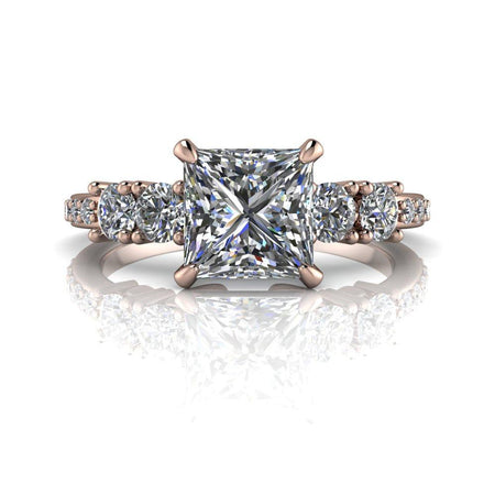 10kt white gold Engagement Ring Bel Viaggio Designs, LLC