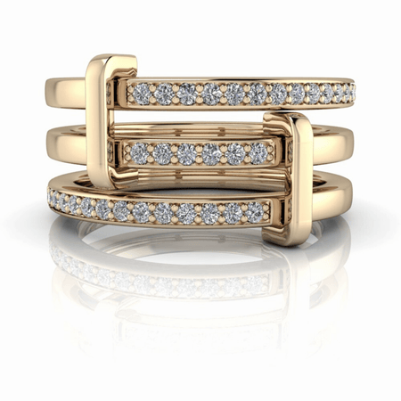 10kt yellow gold Engagement Ring Bel Viaggio Designs, LLC