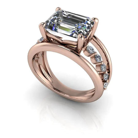 10kt rose gold Engagement Ring Bel Viaggio Designs, LLC