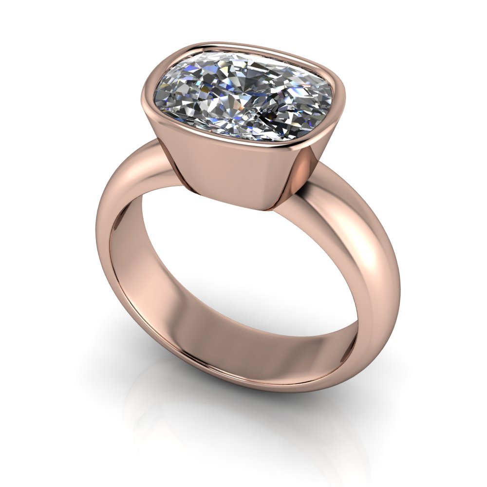 10kt yellow gold Engagement Ring Bel Viaggio Designs, LLC