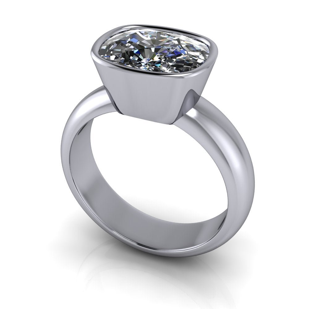 925 SIlver Engagement Ring Bel Viaggio Designs, LLC