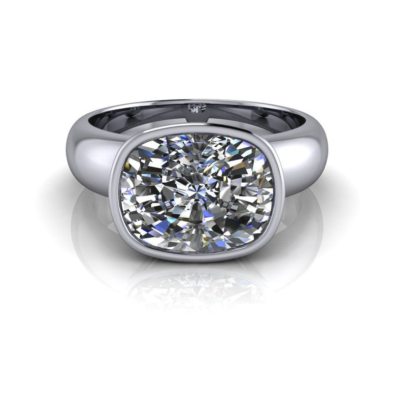 10kt white gold Engagement Ring Bel Viaggio Designs, LLC