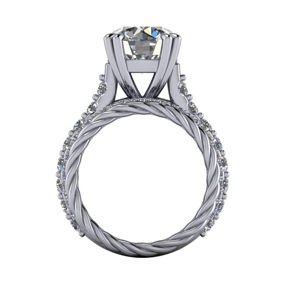 925 Silver Engagement Ring Bel Viaggio Designs, LLC