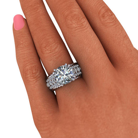 925 Silver Engagement Ring Bel Viaggio Designs, LLC