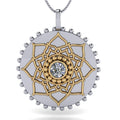 Sterling Silver/Yellow Necklace Bel Viaggio Designs, LLC