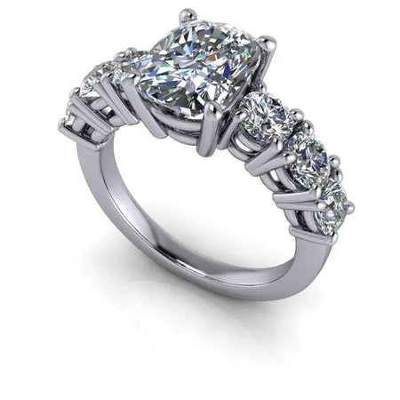 14 kt white gold Engagement Ring Bel Viaggio Designs, LLC