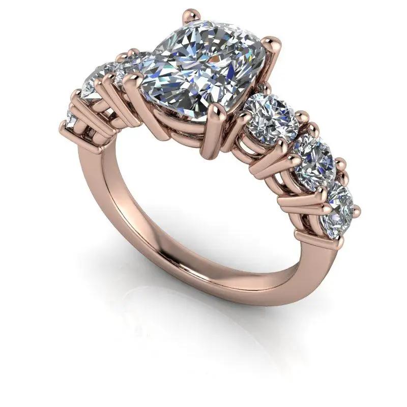 10kt rose gold Engagement Ring Bel Viaggio Designs, LLC