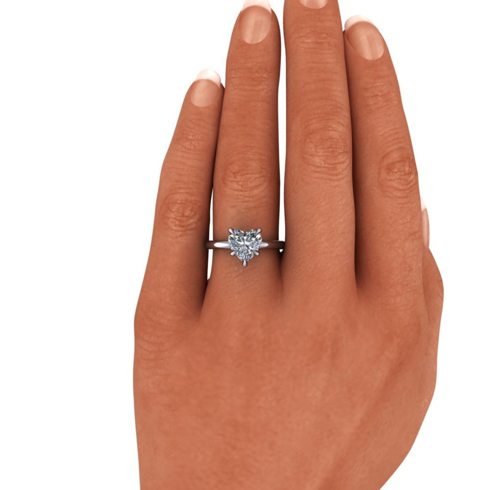 925 Silver Engagement Ring Bel Viaggio Designs, LLC