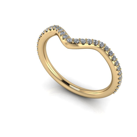 10kt yellow gold Engagement Ring Bel Viaggio Designs, LLC