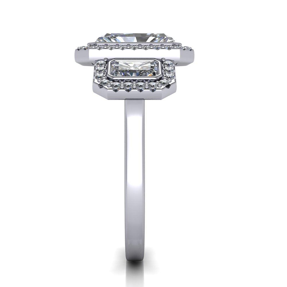 925 Silver Engagement Ring Bel Viaggio Designs, LLC