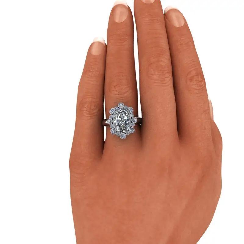 925 Silver Engagement Ring Bel Viaggio Designs, LLC